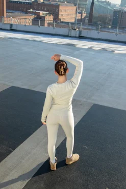 Glamorous Bottoms|Activewear|Signature Full Length Invisible Pocket Leggings - Putty -