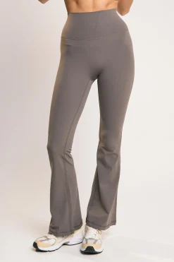 Glamorous Bottoms|Leggings|Signature Khaki Flare Leggings -