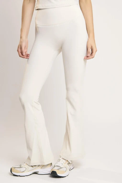 Glamorous Bottoms|Leggings|Signature White Flare Leggings -
