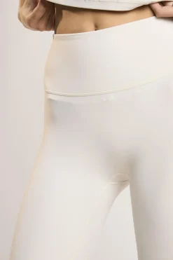 Glamorous Bottoms|Leggings|Signature White Flare Leggings -