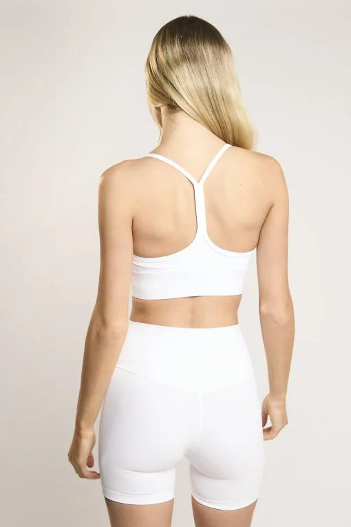 Glamorous Bottoms|Woven Shorts|Signature White Seamless Shorts -