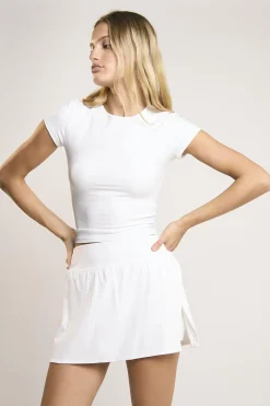 Glamorous Tops|Signature White Short-Sleeve Top -