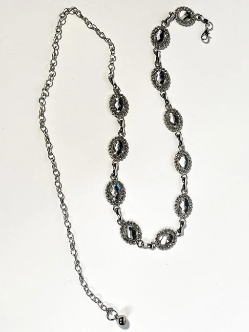 Glamorous Belts|Silver Chain Belt -