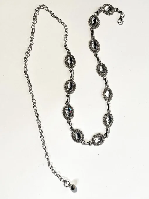 Glamorous Belts|Silver Chain Belt -