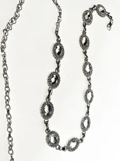 Glamorous Belts|Silver Chain Belt -