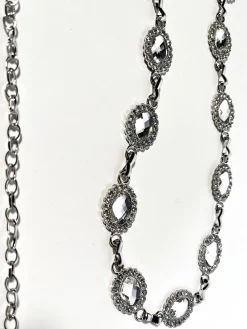 Glamorous Belts|Silver Chain Belt -
