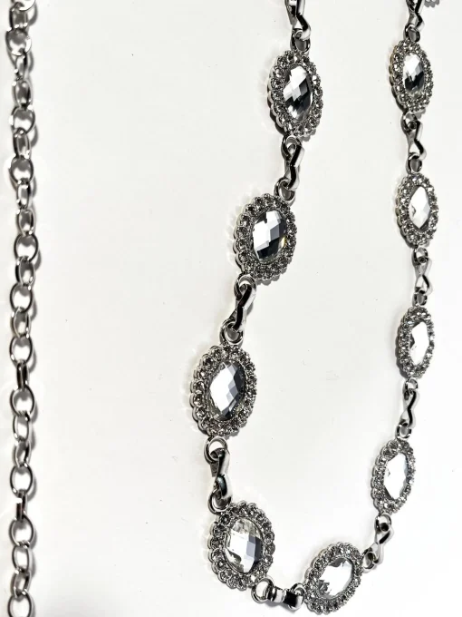 Glamorous Belts|Silver Chain Belt -