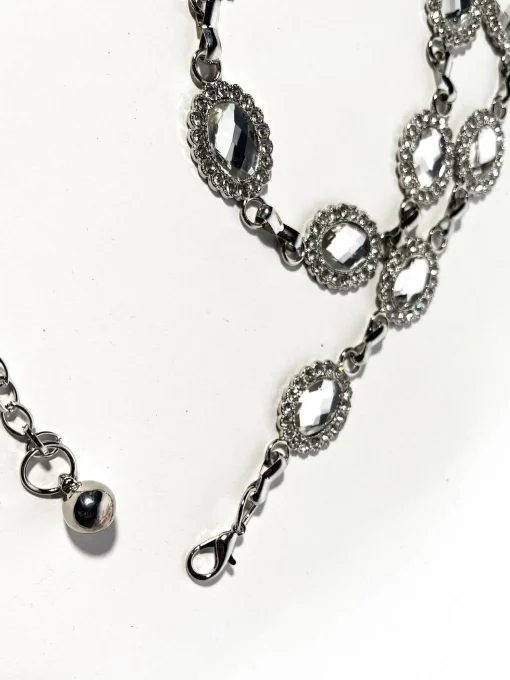 Glamorous Belts|Silver Chain Belt -