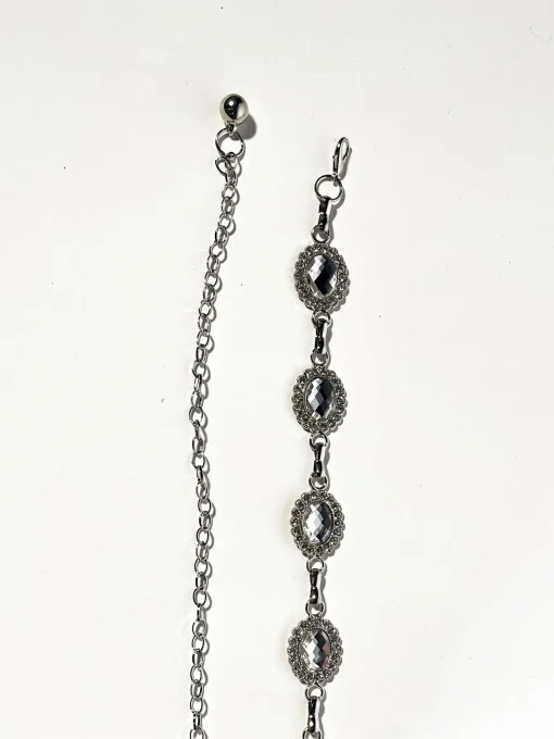 Glamorous Belts|Silver Chain Belt -
