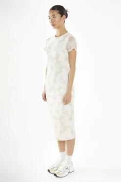 Glamorous Day Dresses|Midi & Midaxi Dresses|Stone-Sunflower Mesh Bodycon Midi-Dress -