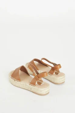 Glamorous Chic Escapes|Sandals|Tan Open Toe Sandal -