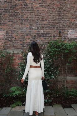 Glamorous Co-ords|Tops|Vanilla Square-Neck Crop-Top -
