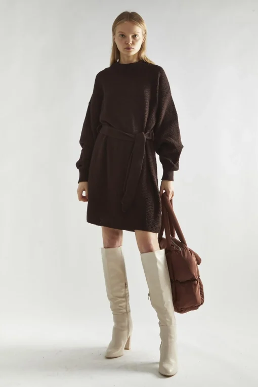 Glamorous Day Dresses|Jumpers|Walnut Jumper Mini-Dress -