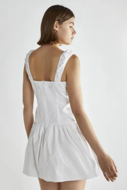 Glamorous Day Dresses|Mini Dresses|White A-Line Mini-Dress -
