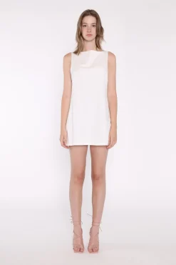 Glamorous Day Dresses|Mini Dresses|White A-Line Shift Mini-Dress -