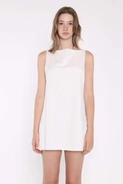 Glamorous Day Dresses|Mini Dresses|White A-Line Shift Mini-Dress -