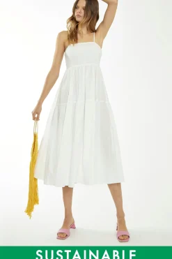 Glamorous Best Dressed Guest|Day Dresses|White Empire-Line Midaxi-Dress -