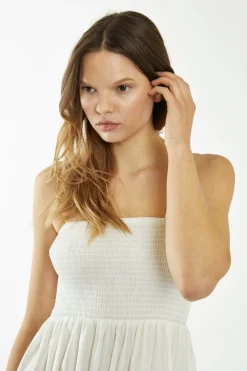 Glamorous Best Dressed Guest|Day Dresses|White Empire-Line Midaxi-Dress -