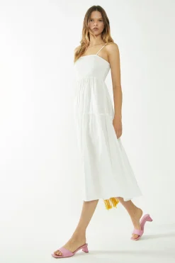 Glamorous Best Dressed Guest|Day Dresses|White Empire-Line Midaxi-Dress -