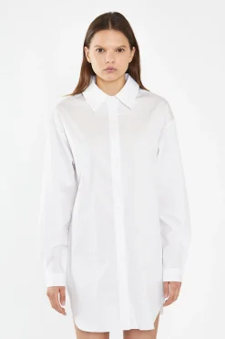 Glamorous Workwear|Day Dresses|White Shirt Mini-Dress -