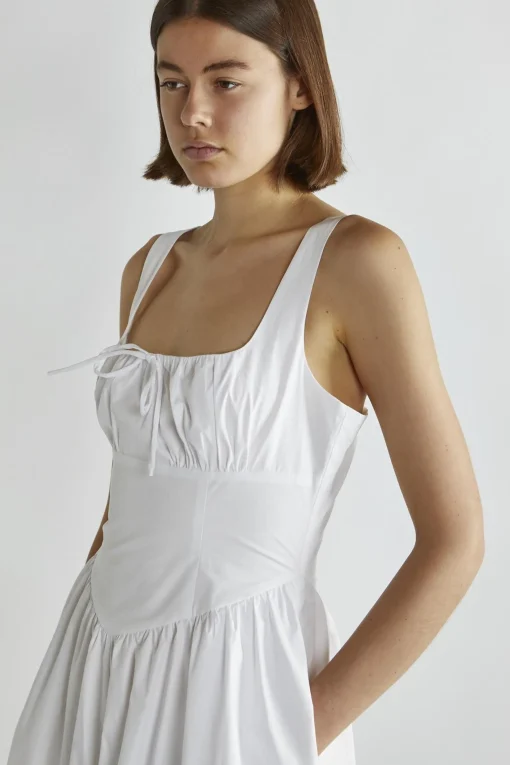 Glamorous Day Dresses|Midi & Midaxi Dresses|White Skater Midi-Dress -
