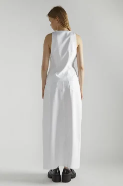 Glamorous Maxi Skirts|White Split Maxi-Skirt -