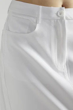 Glamorous Maxi Skirts|White Split Maxi-Skirt -