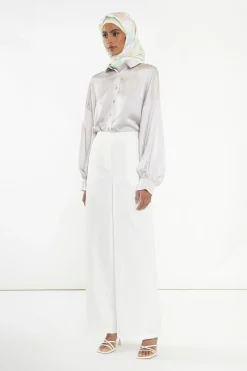 Glamorous Prom|Co-ords|White Wide Leg Trousers -