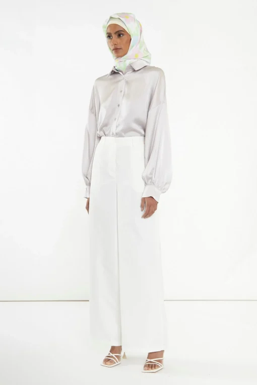 Glamorous Prom|Co-ords|White Wide Leg Trousers -