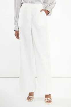 Glamorous Prom|Co-ords|White Wide Leg Trousers -