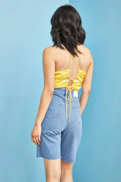 Glamorous Crops, Corsets & Bodysuits|Yellow Crop Top -